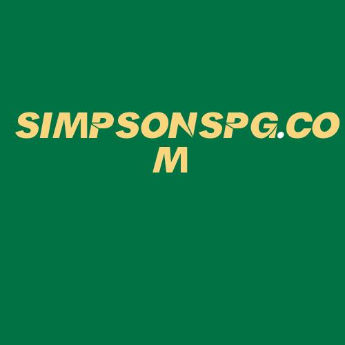 Logo da SIMPSONSPG